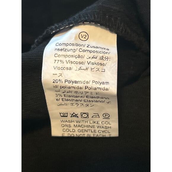 NWOT Shein Women's Black Stretchy Pants Straight Leg Size 6 - Picture 4 of 5